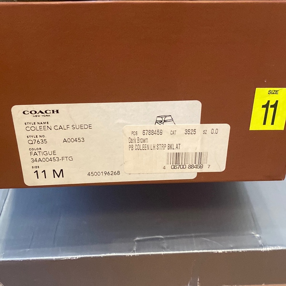 NEW — coach suede booties